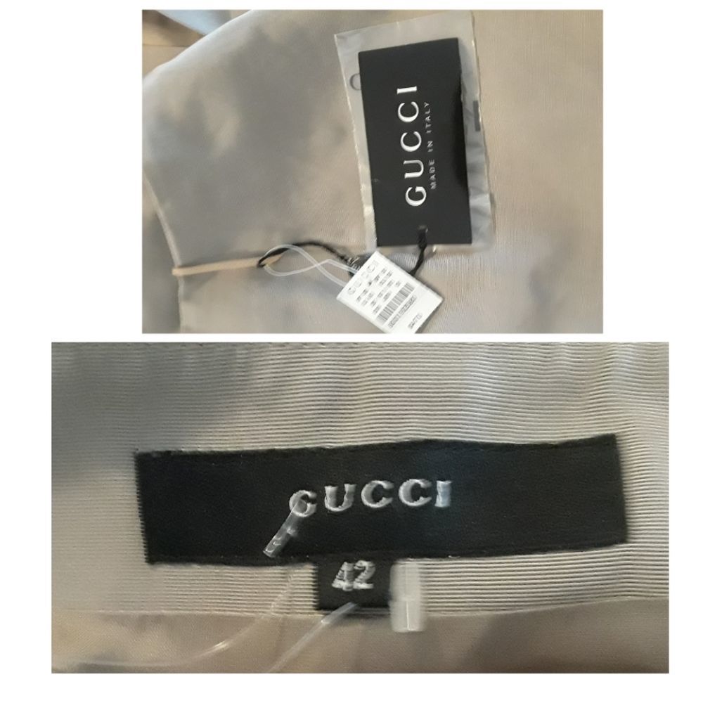 Gucci Vintage Light Tan Straight Pencil Skirt Size IT 42 - Picture 10 of 10